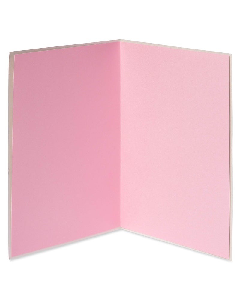 Papyrus Blank Card for Her (Pink Glitter Butterflies) - Image 2